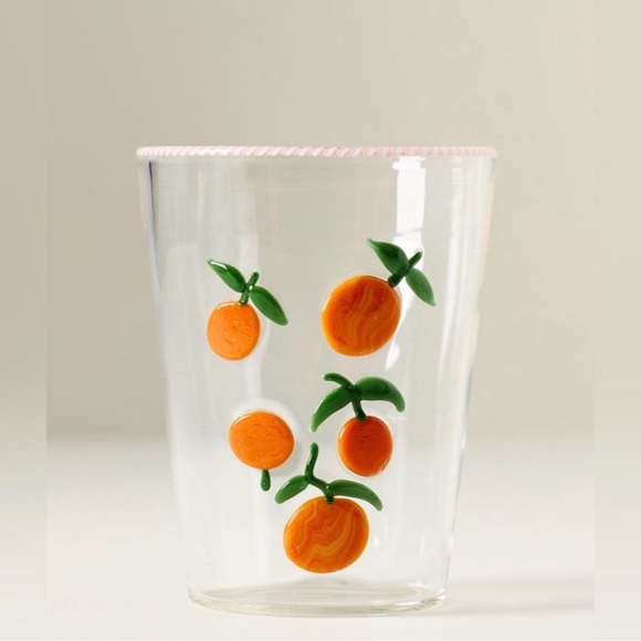 Anthropologie Other - Anthropologie Farmstand
Juice Glass - Oranges NIB